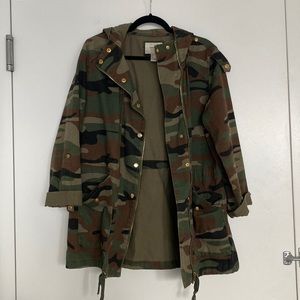 Forever 21 Army Jacket - Camo Sz L